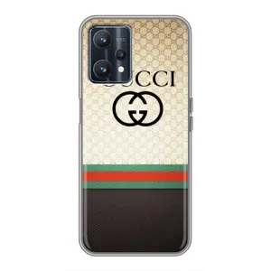 Чехлы ГУЧЧИ для Реалми 9 (AlphaPrint) (GUCCI стиль)
