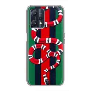 Чехлы ГУЧЧИ для Реалми 9 (AlphaPrint) (Gucci змия)