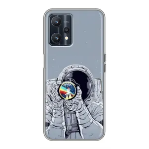 Чохол NASA для Realme 9 (AlphaPrint) (Космонавт фото)