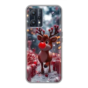 Чехол с принтом «Олень среди подарков» для Realme 9
