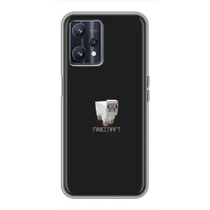 Чохол Майнкрафт на Realme 9 (AlphaPrint) Minecraft (Овечка Майнкрафт)