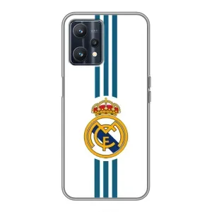 ФК Реал Мадрид чохли для Realme 9 (AlphaPrint) (Реал Мадрид на білому)