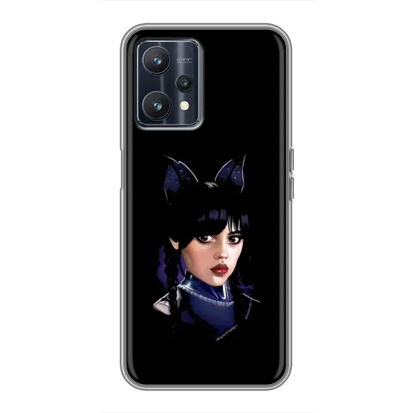 Чохол з принтом «серйозна Венздей» для Realme 9 Чохол з принтом «серйозна Венздей» для Realme 9