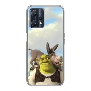 Чохол з мультфільмом Шрек на Realme 9 (Шрек та Осел)