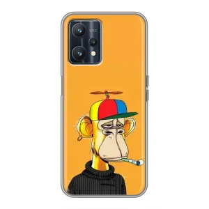Чохли з Мавпами NFT для Realme 9 (AlphaPrint) (Нудна мавпа NFT)