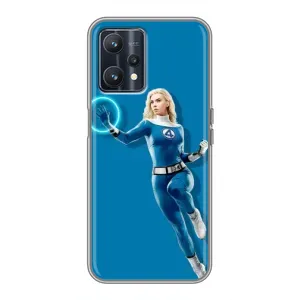 Чохол з принтом Фантастична четвірка для Realme 9 (Сью Сторм політ)