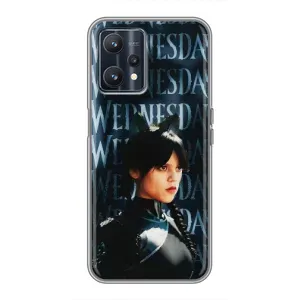 Чохли Венсдей на Realme 9 Уенсдей (AlphaPrint) (Венздей кішка)