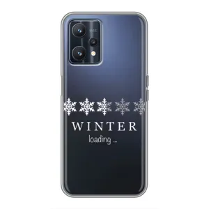 Зимні Чохли для РеалМi 9 - прозорий фон (Winter loading)