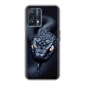 Чохол з принтом «Чорна змія» для Realme 9