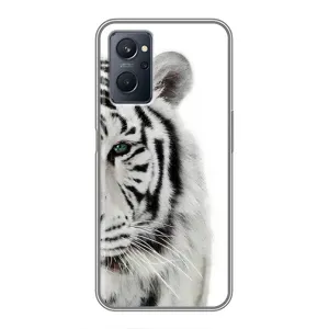 Чехлы с картинками животных Realme 9i (Белый Тигр)