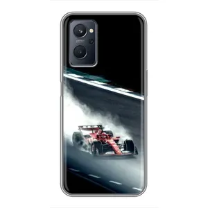 Чехол Формула1 на Realme 9i (Болид гоночный)