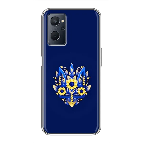 Чехол с принтом «Цветочный Герб» для Realme 9i