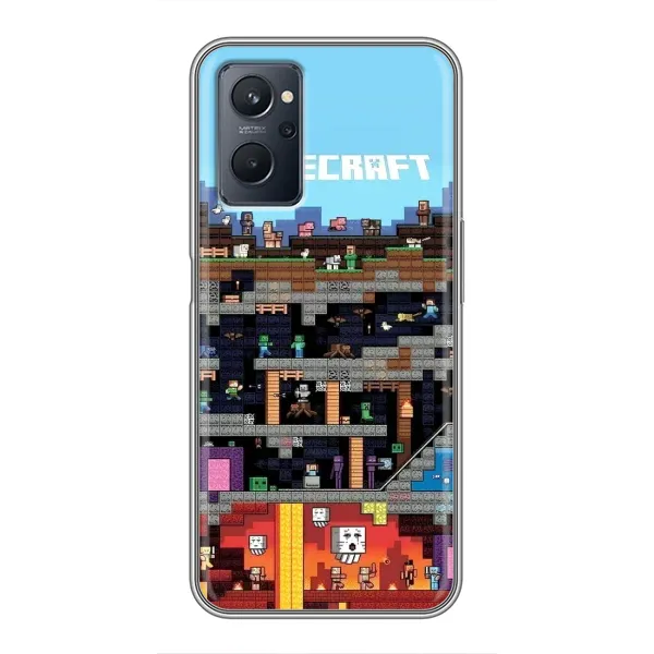Чохол з принтом «фон Minecraft» для Realme 9i