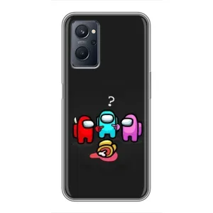 Чехол Амонг Ас для Realme 9i (AlphaPrint) (Импостер)
