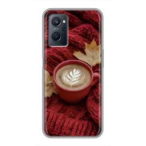 Чехол с принтом «Кофе на пледе» для Realme 9i