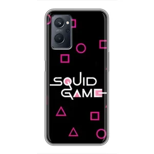 Чехол Гра в кальмара для Realme 9i (Паттерн Игра кальмара)