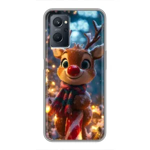 Чохол з принтом «Олень з шарфом» для Realme 9i