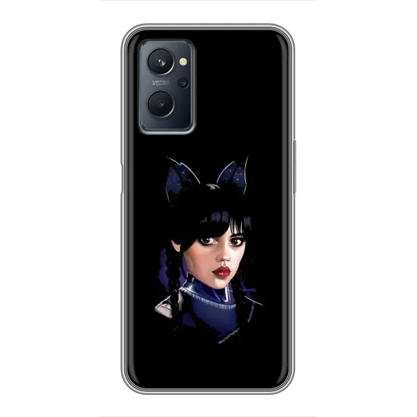 Чохол з принтом «серйозна Венздей» для Realme 9i