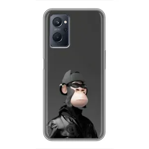 Чохли з Мавпами NFT для Realme 9i (AlphaPrint) (стильна мавпа NFT)