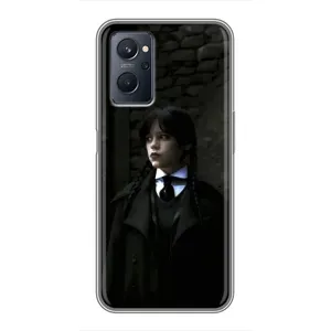Чехол с дизайном Венздей 2 на Realme 9i (Темный стиль Уэнздей)