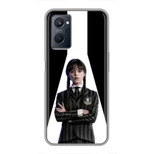 Чехлы Венсдей на Realme 9i Уэнсдей (AlphaPrint) (W-Wednesday)