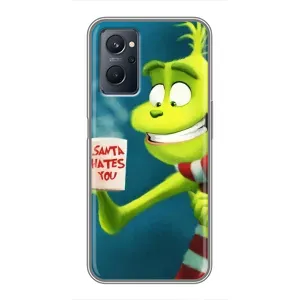 Різдвяні Чохли для Realme 9i (VPrint) (Зелений Грінч)