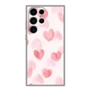 Чехол с розовым рисунком для RealMe C100