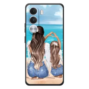 Чехол с печатью для Realme C100i - (Мама с ребенком) (AlphaPrint)