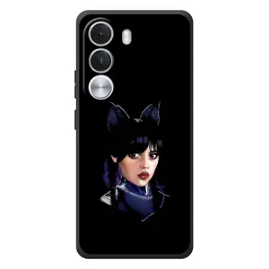 Чехлы Венсдей на Realme C100i Уэнсдей (AlphaPrint)