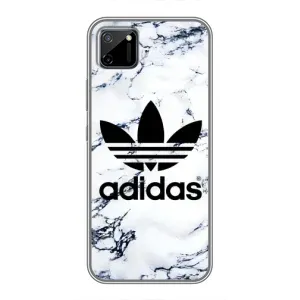 Чехлы Адидас для Realme C11 (AlphaPrint) (Адидас на мраморе)