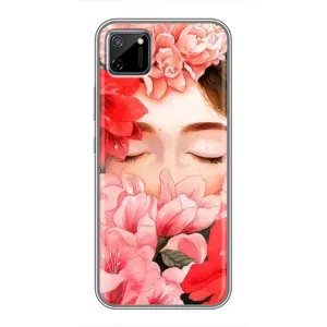 Чехлы (ART) Цветы на Realme C11 (VPrint) (Очі в квітах)