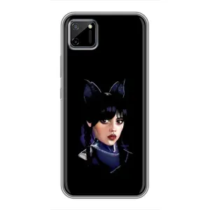 Чохли Венсдей на Realme C11 Уенсдей (AlphaPrint) (серйозна Венздей)