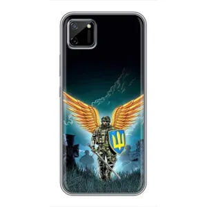 Чехлы с картинкой ЗСУ для Realme C11 (AlphaPrint) (Солдат ЗСУ)