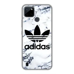 Чехлы Адидас для Realme C12 (AlphaPrint) (Адидас на мраморе)