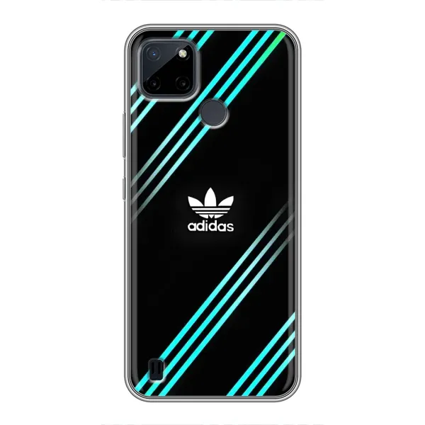 Чехол с принтом «Адидас с полосами» для Realme C12