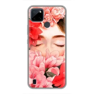 Чехлы (ART) Цветы на Realme C12 (VPrint) (Очі в квітах)