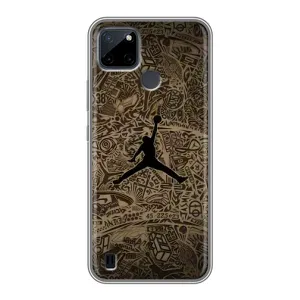 Чехлы для Realme C12 - с картинкой JORDAN (AlphaPrint) (Logo Jordan)