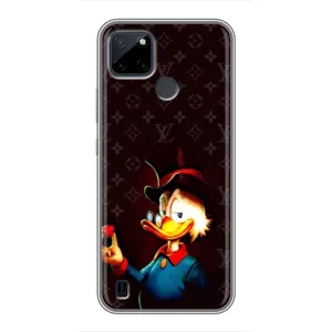 Чехлы для Realme C12 - Скрудж МакДак Louis Vuitton (PREMIUMPrint) (Скрудж с бриллиантом)