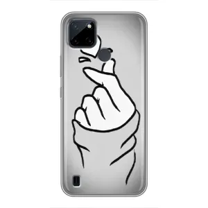 Чехол с принтом «Значок Love» для Realme C12