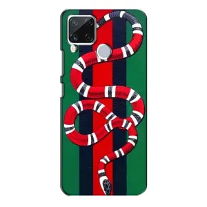 Чехлы ГУЧЧИ для Реалми С15 (AlphaPrint) (Gucci змия)