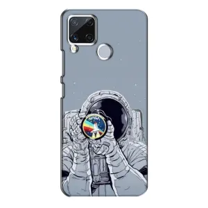 Чохол NASA для Realme C15 (AlphaPrint) (Космонавт фото)