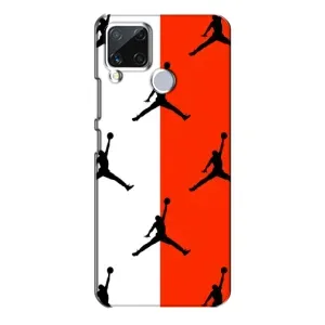 Чехлы для Realme C15 - с картинкой JORDAN (AlphaPrint) (Лого Джордан)