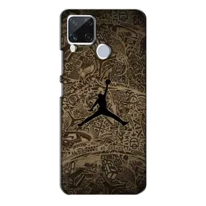 Чехлы для Realme C15 - с картинкой JORDAN (AlphaPrint) (Logo Jordan)