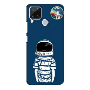 Чохол NASA для Realme C15 (AlphaPrint) (Хлопчик в шоломі)