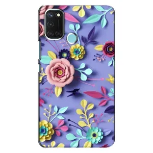 Чохли з квітами для Realme C17 (VPrint) (Дизайн квітів)