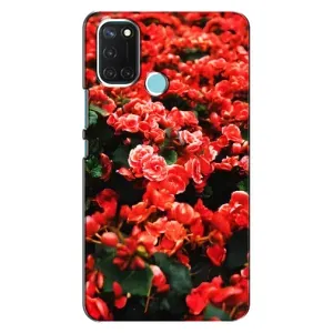 Чохли з квітами для Realme C17 (VPrint) (Квіти червоні)