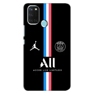 Чохли PSG для Realme C17 (AlphaPrint) (футболка ПСЖ)