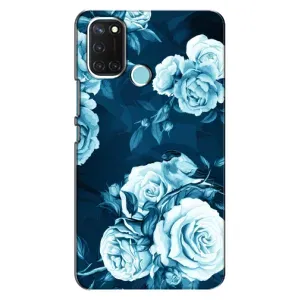 Чехлы (ART) Цветы на Realme C17 (VPrint) (Блактині бутони)