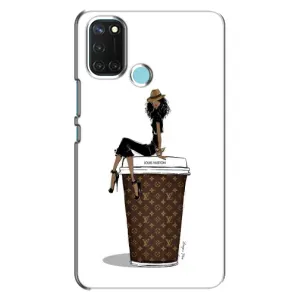 Чохли Луі Вітон для Realme C17 (AlphaPrint - LOUIS VUITTON) (кава LOUIS VUITTON)