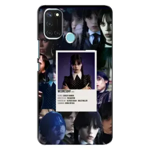 Чохли Венсдей на Realme C17 Уенсдей (AlphaPrint) (колаж Венздей)